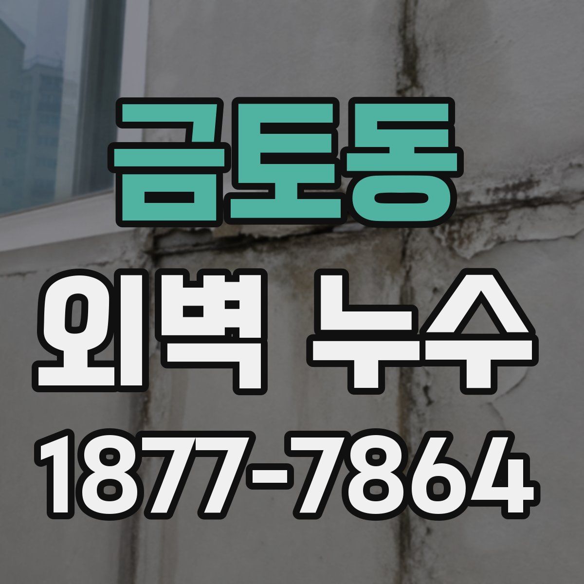 금토동 외벽 누수