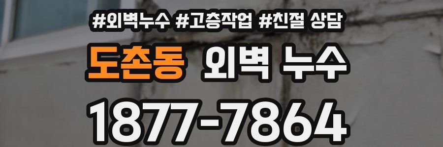 도촌동 외벽 누수