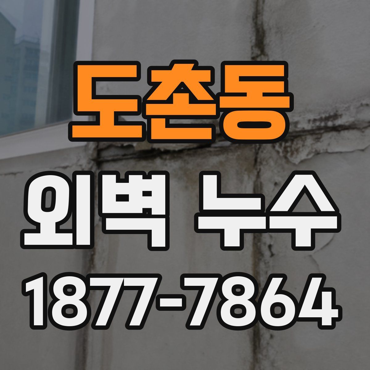 도촌동 외벽 누수