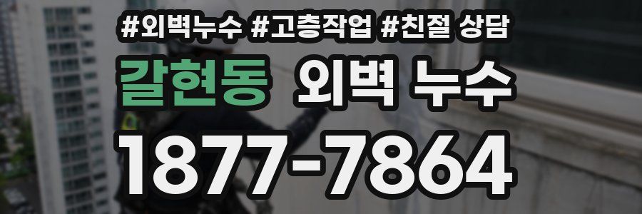 갈현동 외벽 누수
