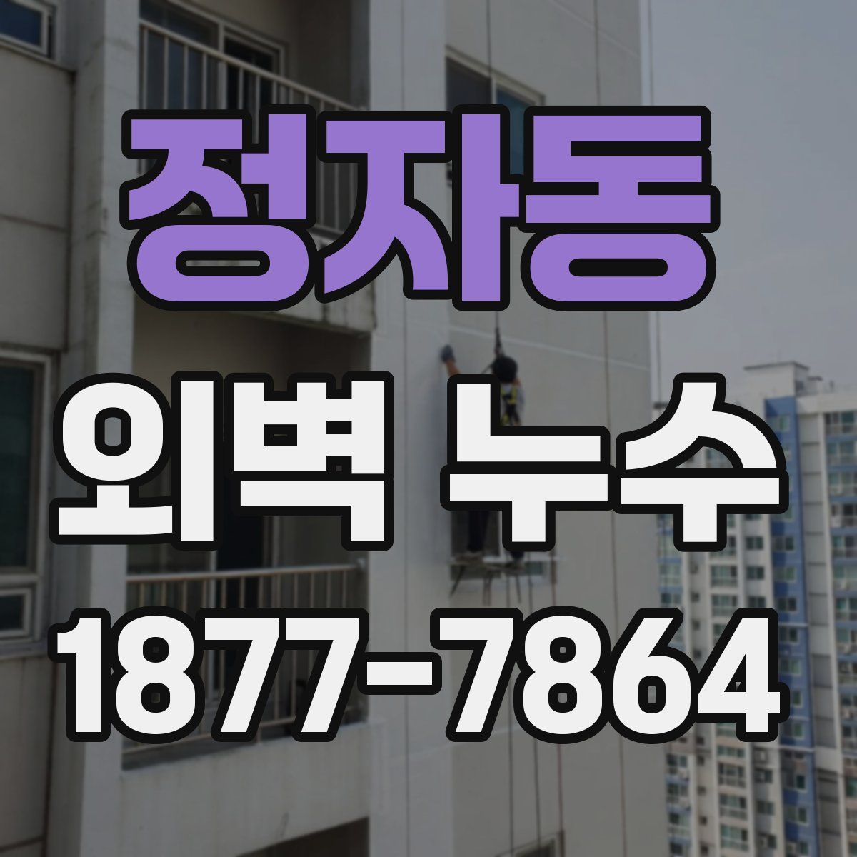 정자동 외벽 누수