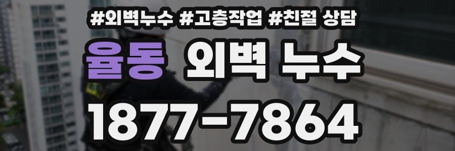 율동 외벽 누수
