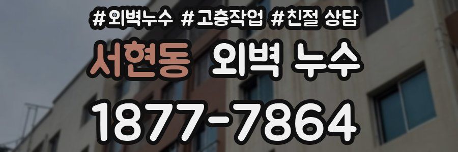 서현동 외벽 누수