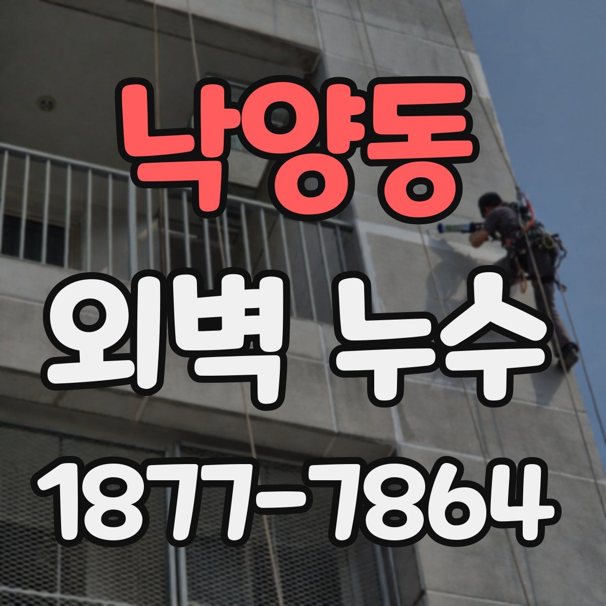 낙양동 외벽 누수