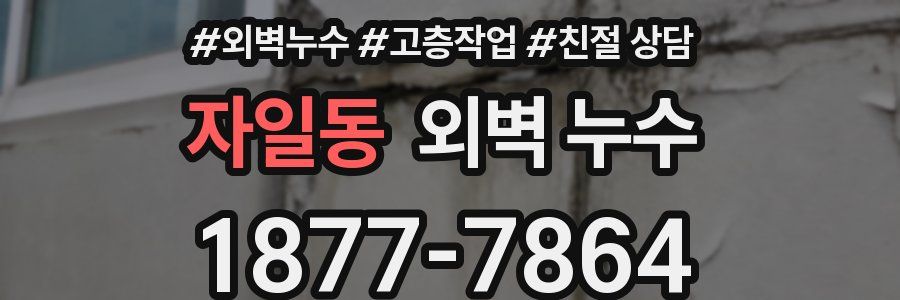 자일동 외벽 누수