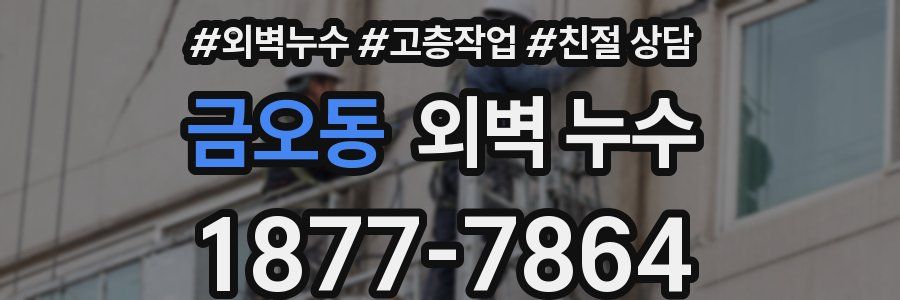 금오동 외벽 누수