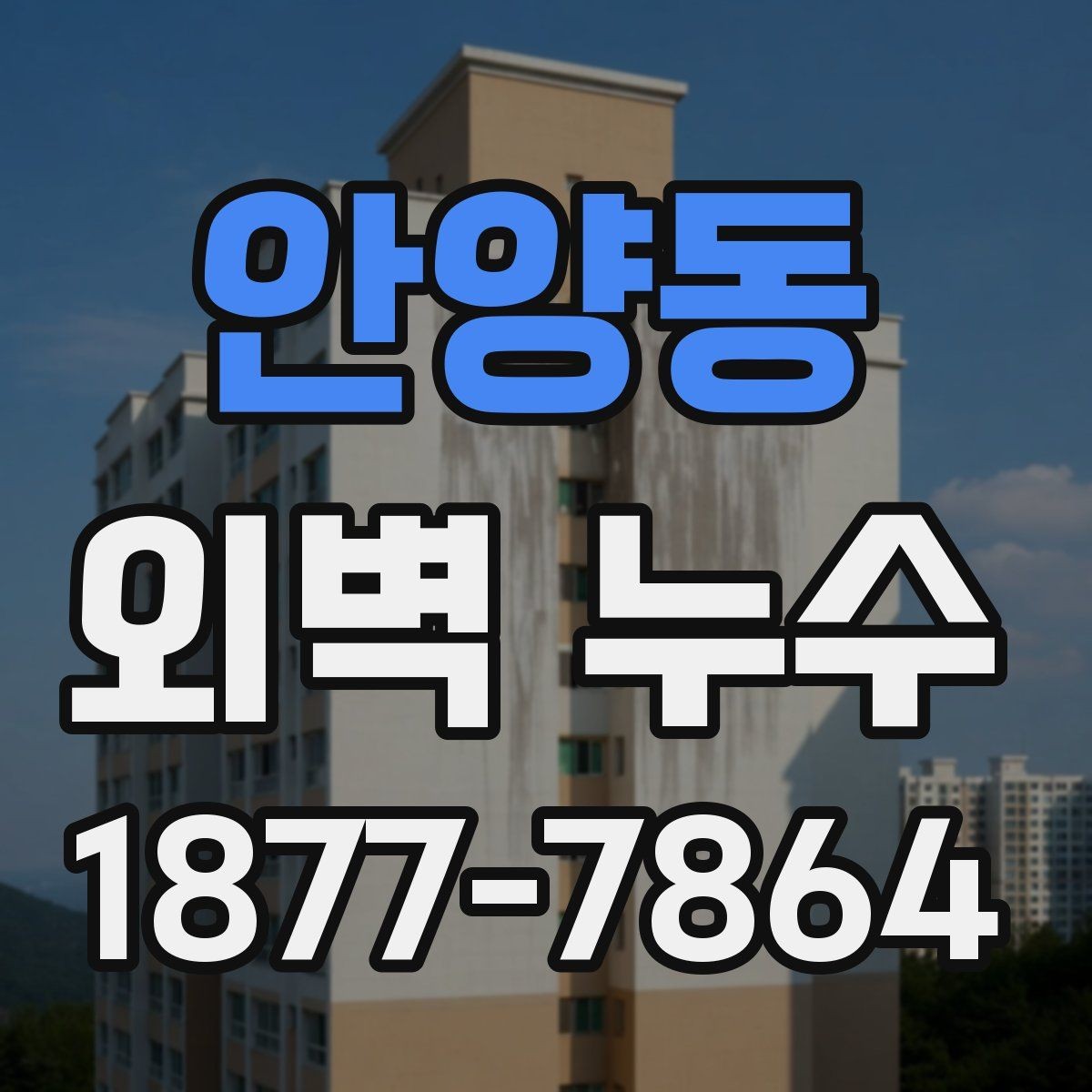 안양동 외벽 누수 사례로 보는 흔한 원인들