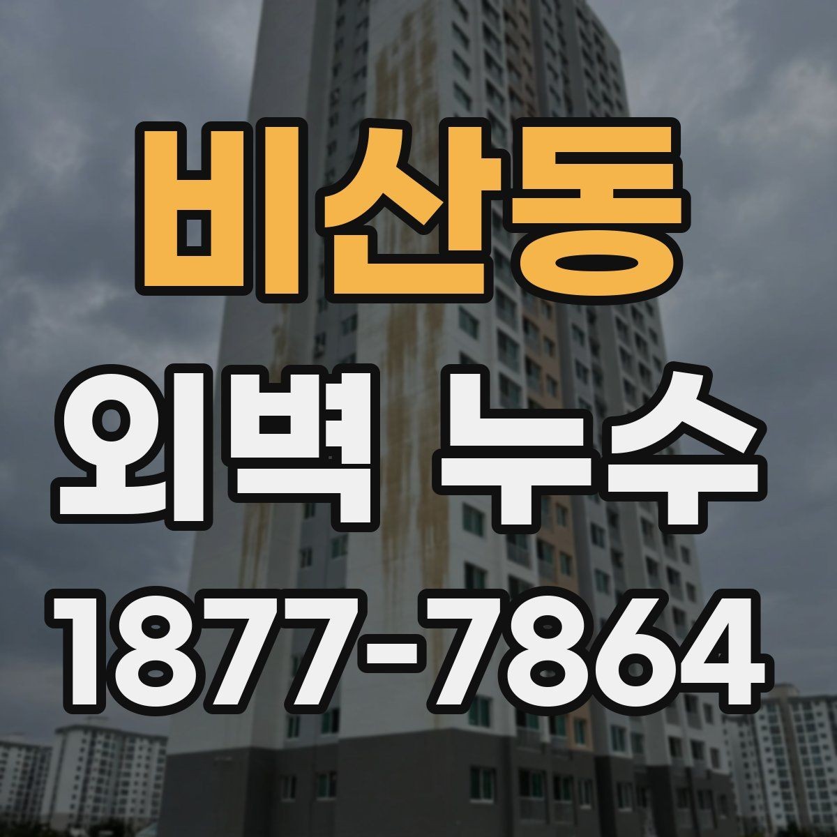 비산동 외벽 누수 해결 전에 확인할 외부 요소