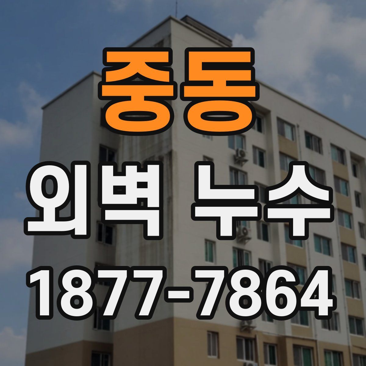 중동 외벽 누수