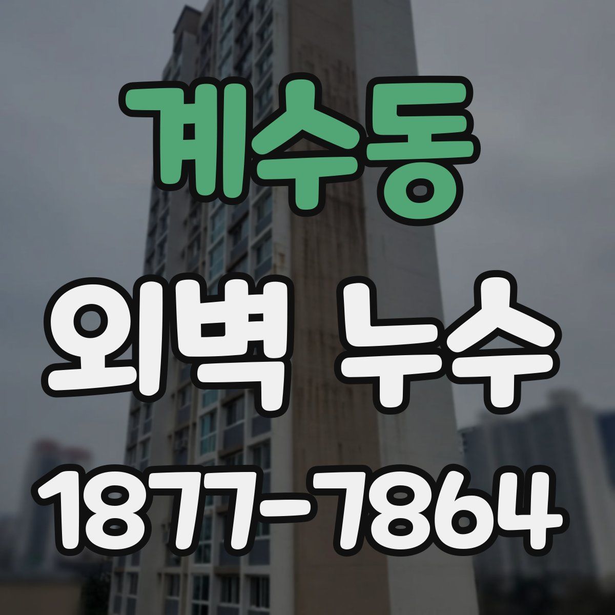 계수동 외벽 누수
