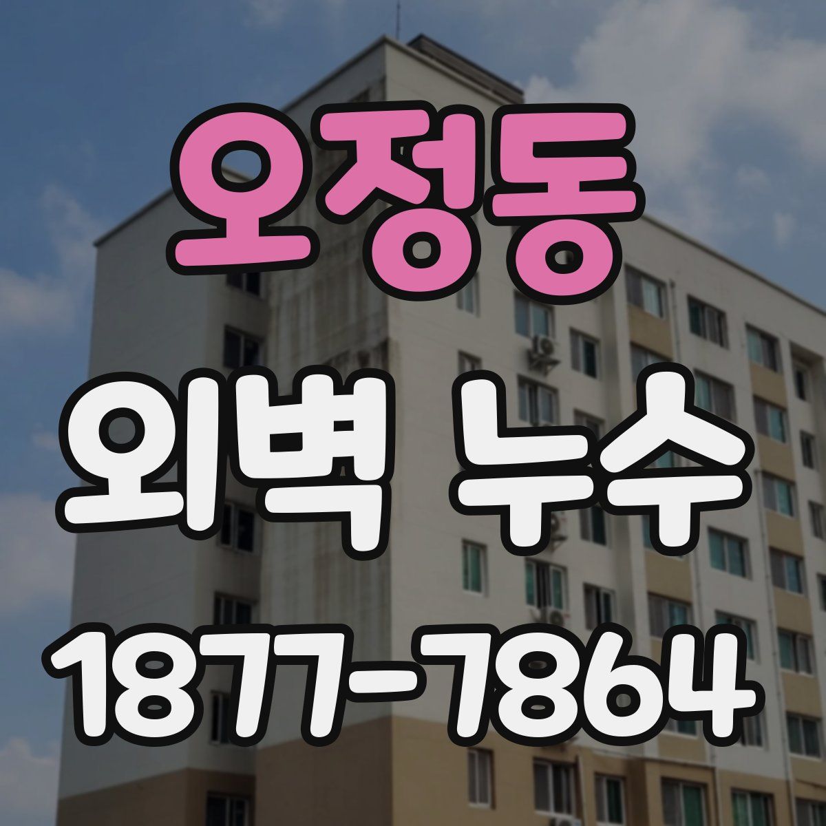 오정동 외벽 누수