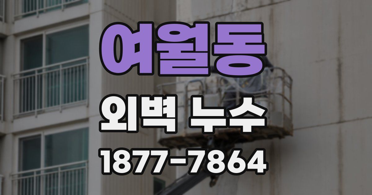 여월동 외벽 누수