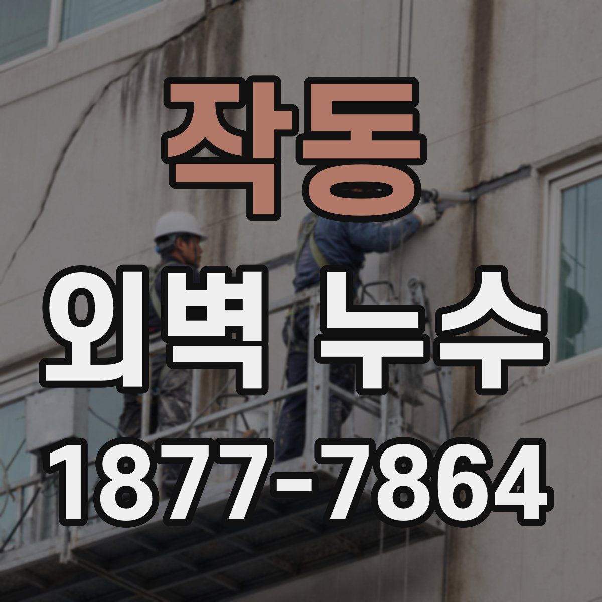 작동 외벽 누수