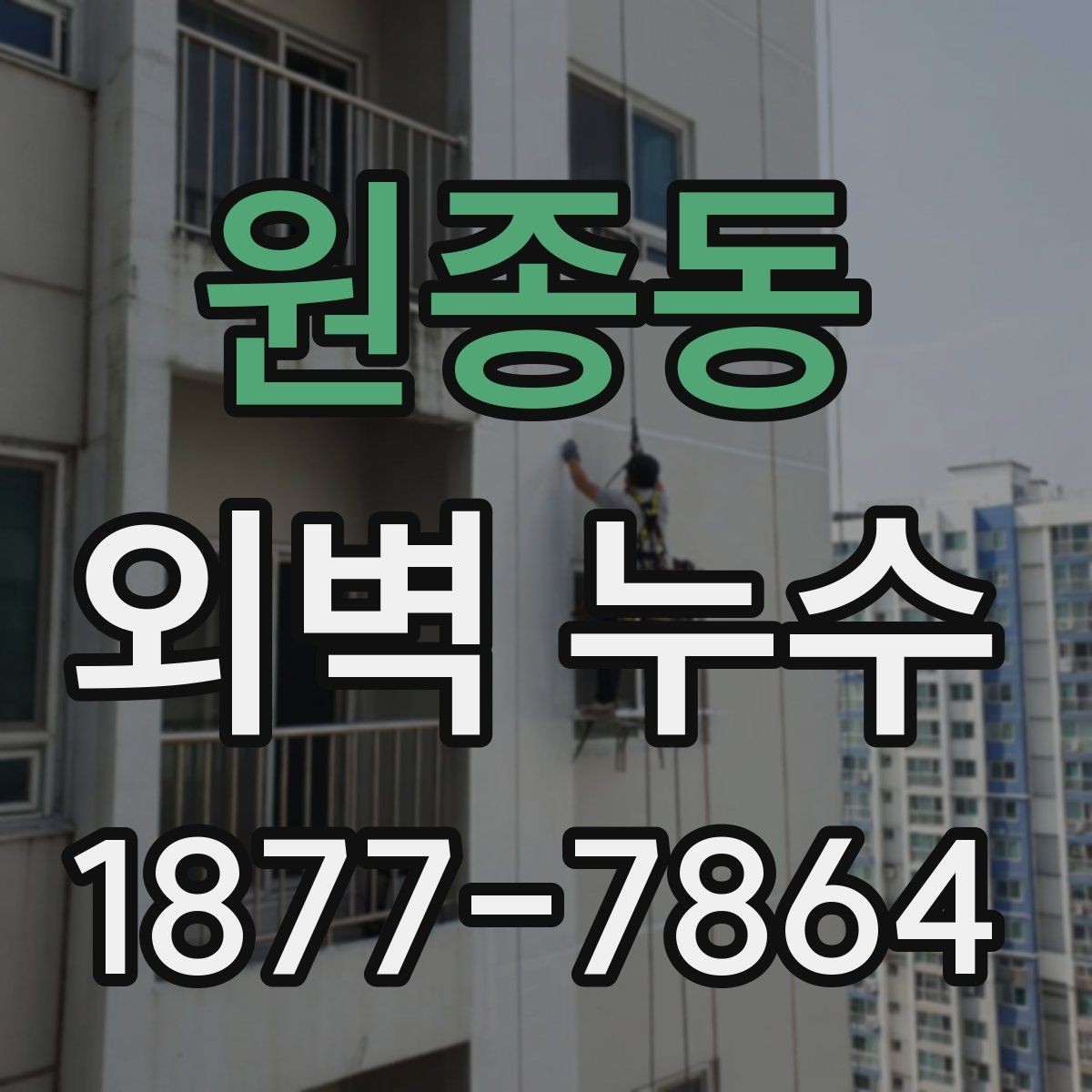 원종동 외벽 누수 피해 확산을 막는 첫 대응