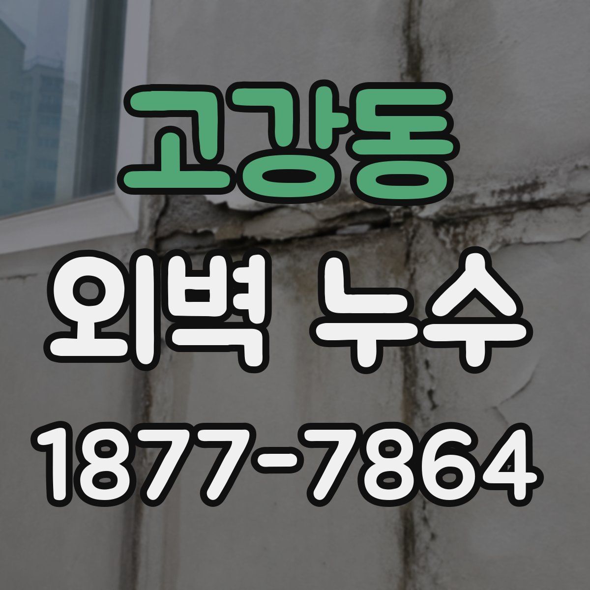 고강동 외벽 누수