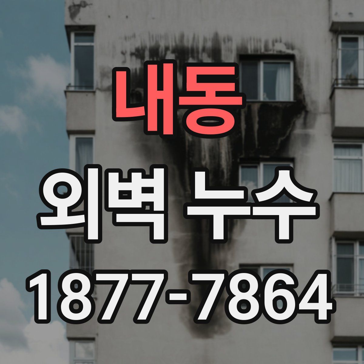 내동 외벽 누수