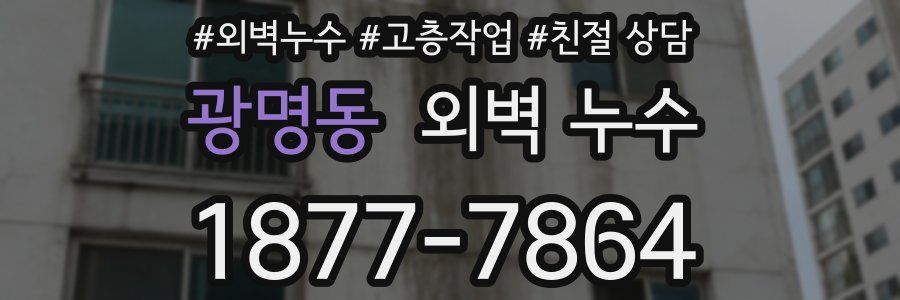 광명동 외벽 누수