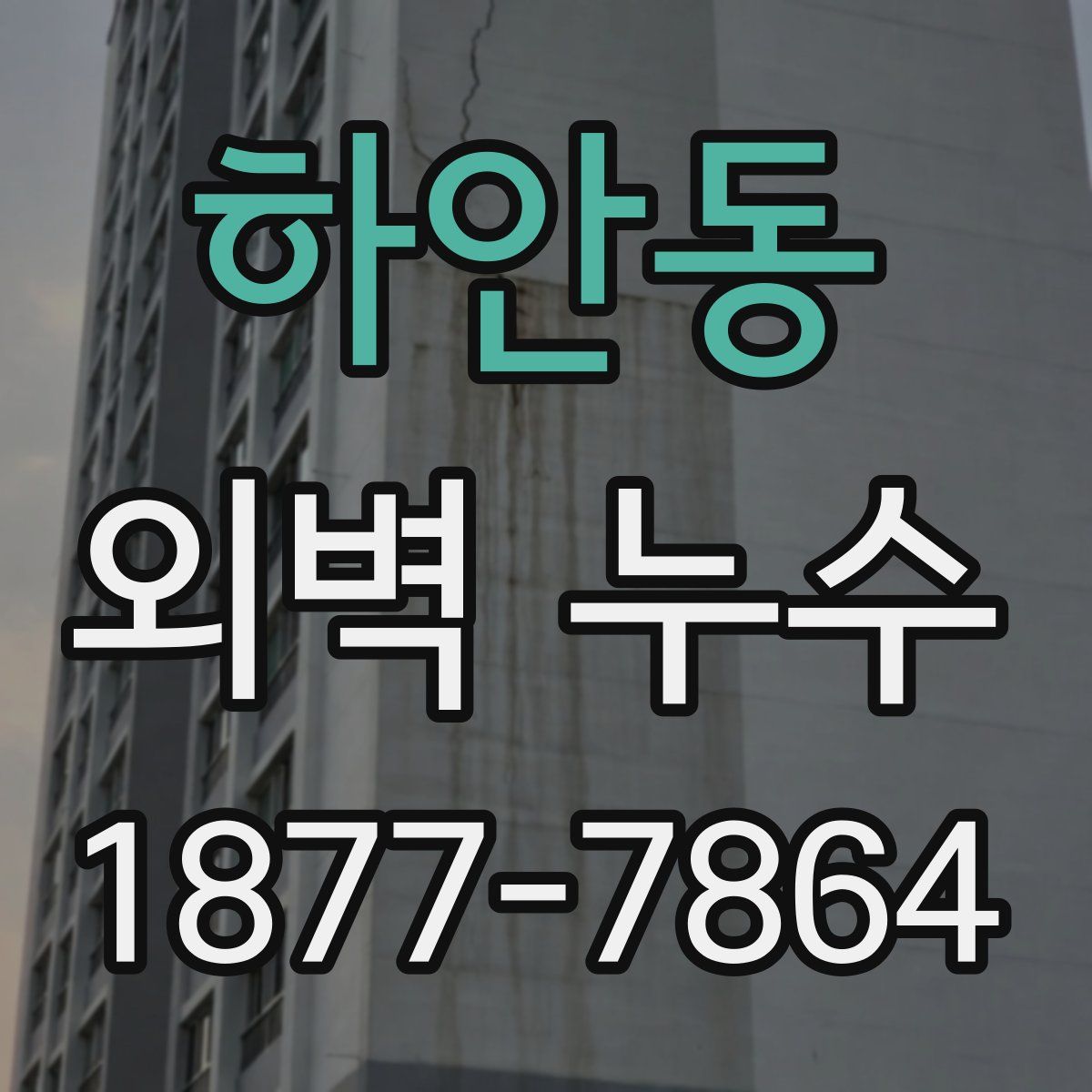 하안동 외벽 누수