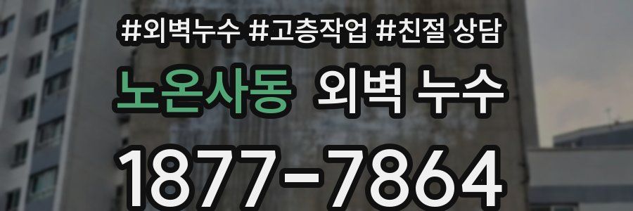 노온사동 외벽 누수