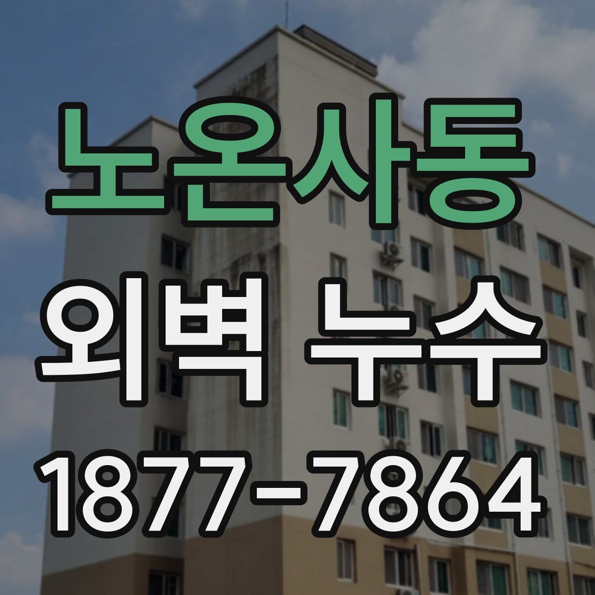 노온사동 외벽 누수
