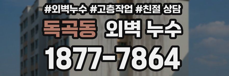 독곡동 외벽 누수