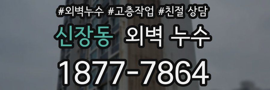 신장동 외벽 누수