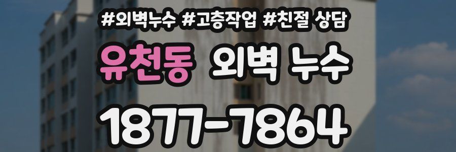 유천동 외벽 누수