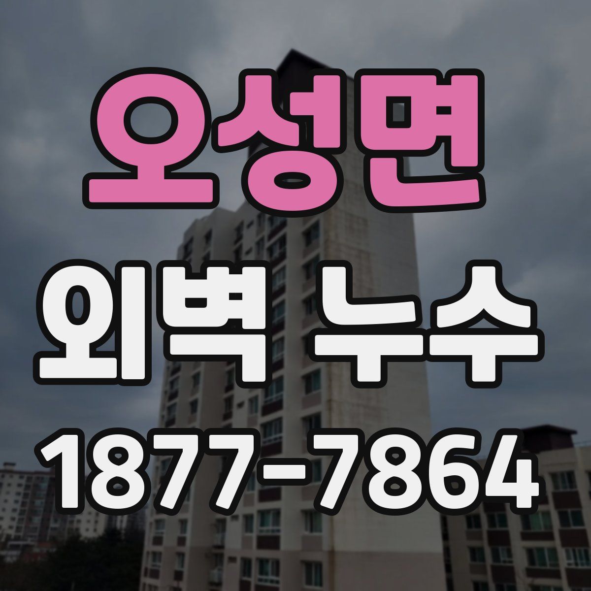 오성면 외벽 누수