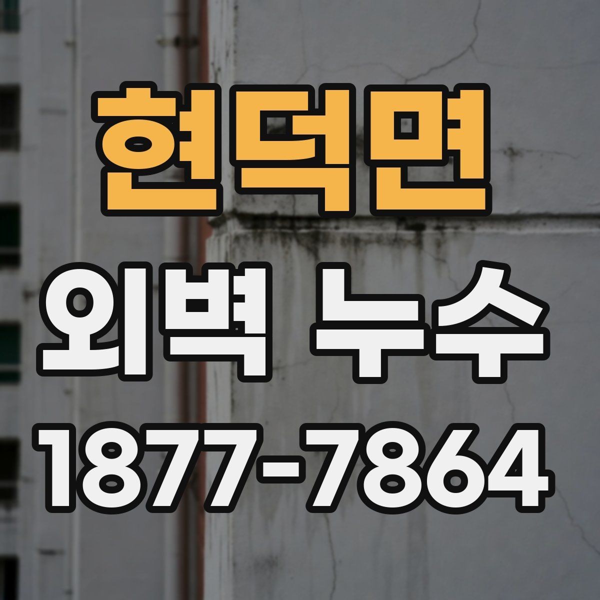현덕면 외벽 누수 관련 민원 전 확인할 사항