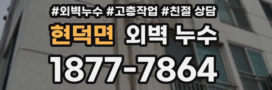 현덕면 외벽 누수