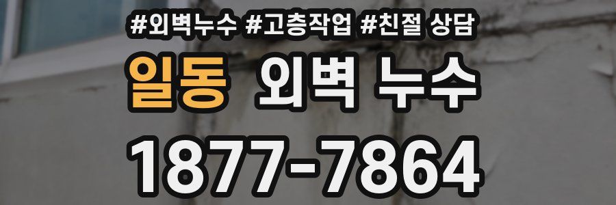 일동 외벽 누수