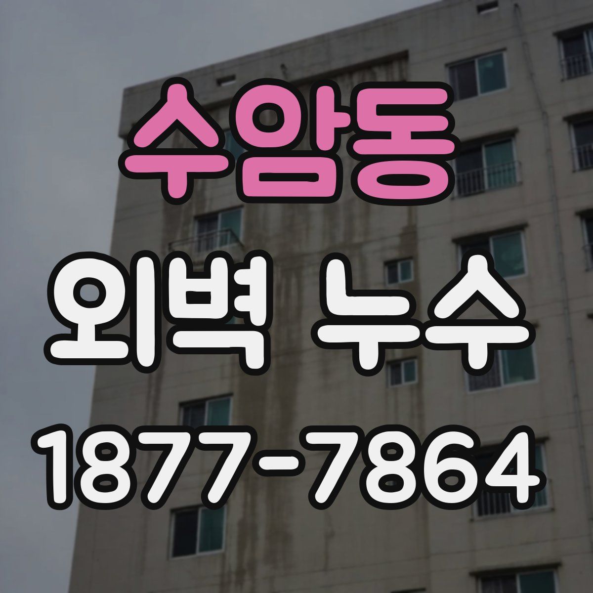 수암동 외벽 누수