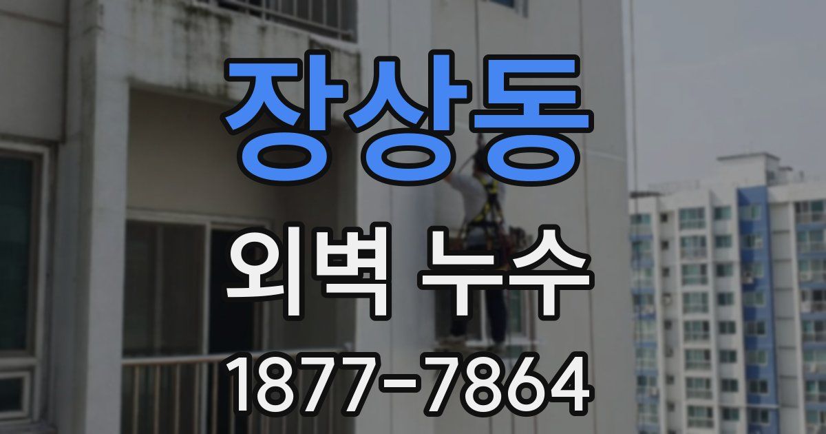 장상동 외벽 누수