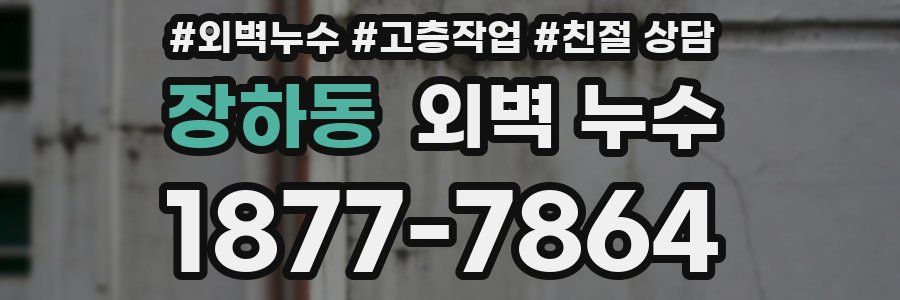 장하동 외벽 누수