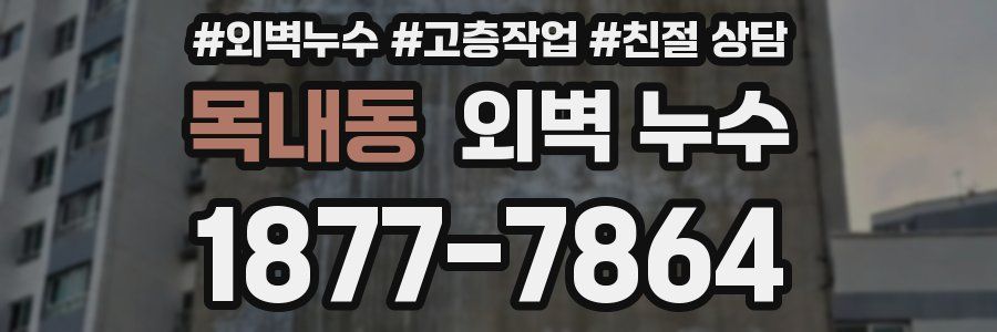 목내동 외벽 누수