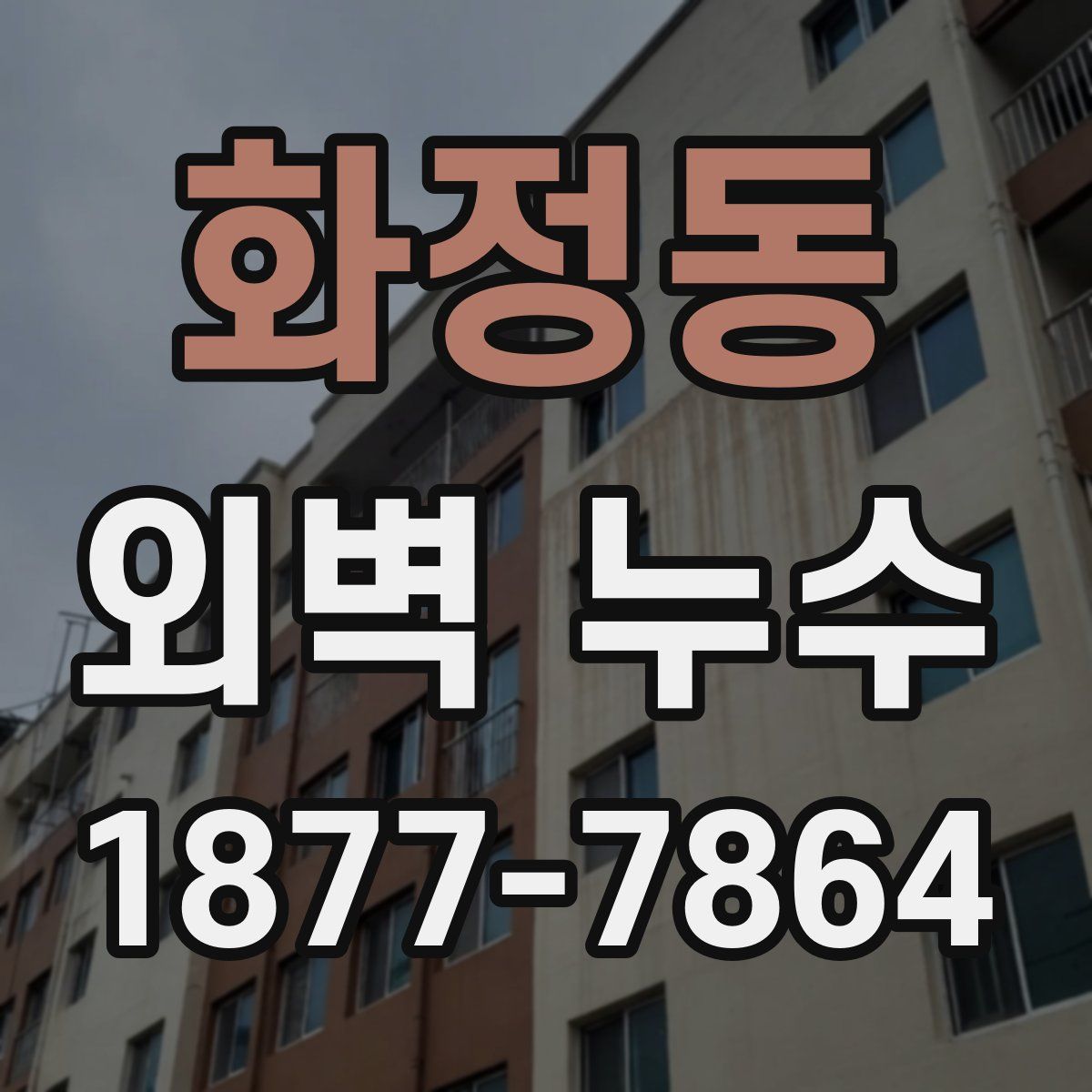 화정동 외벽 누수
