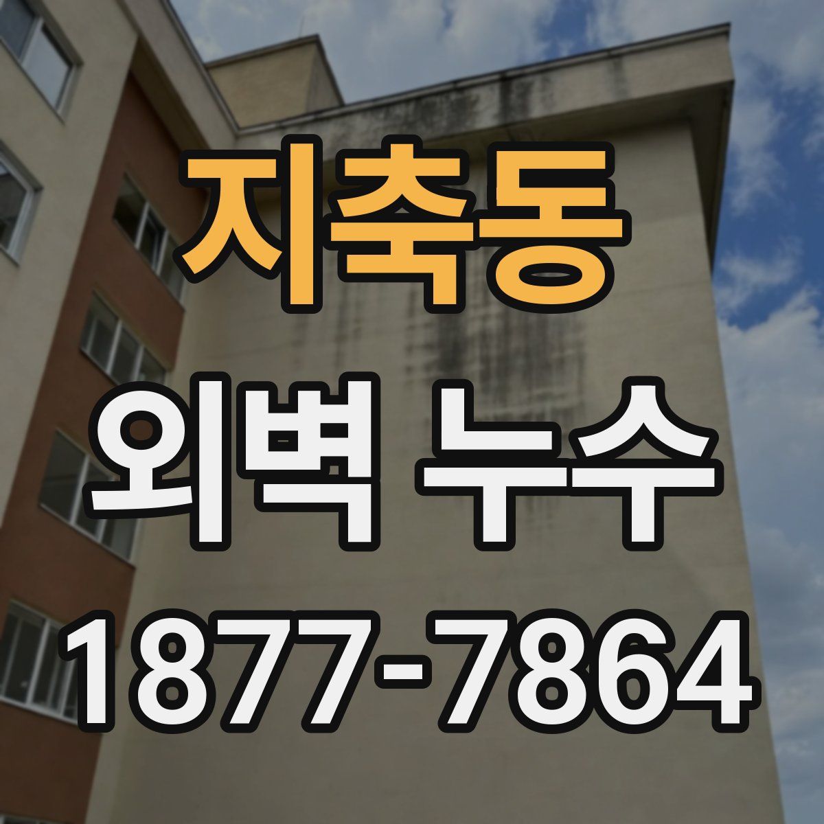 지축동 외벽 누수