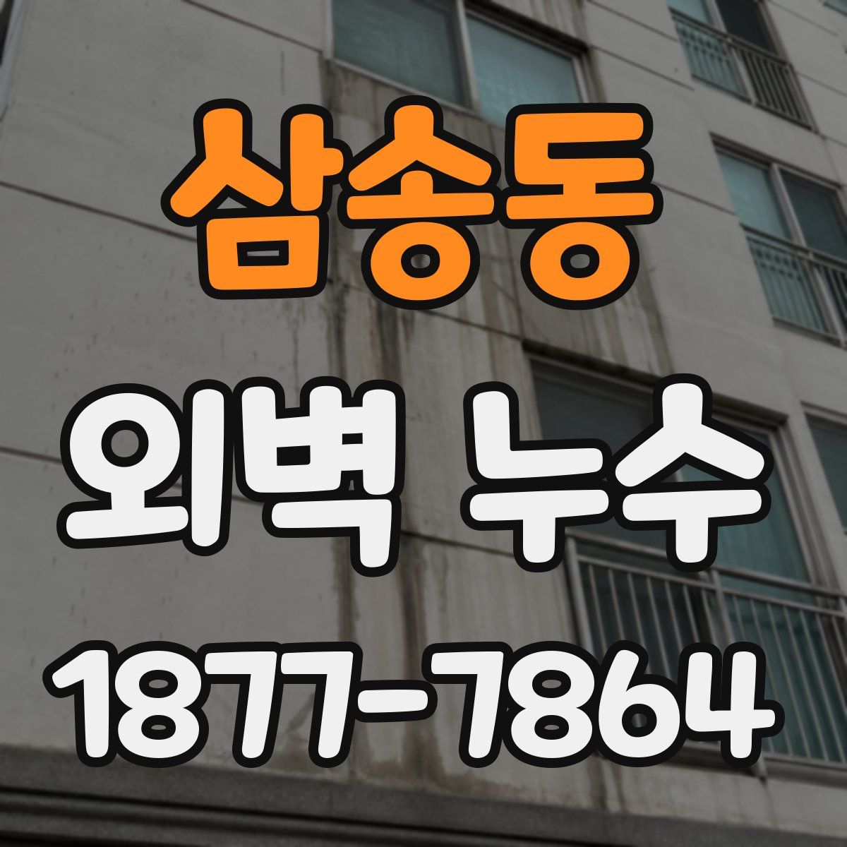 삼송동 외벽 누수