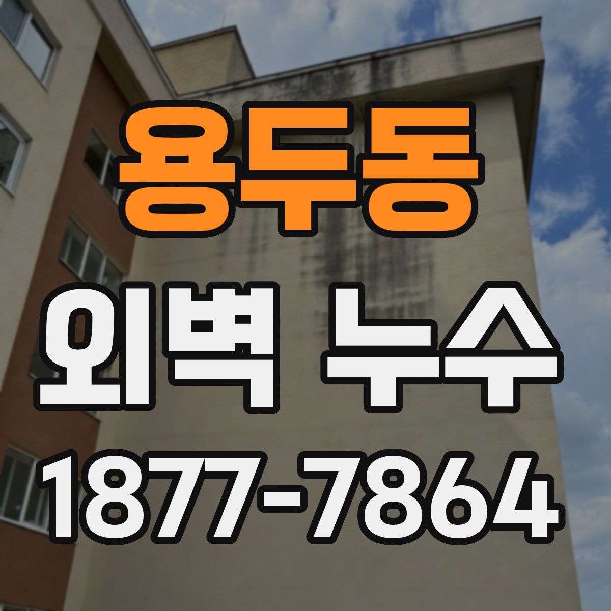 용두동 외벽 누수