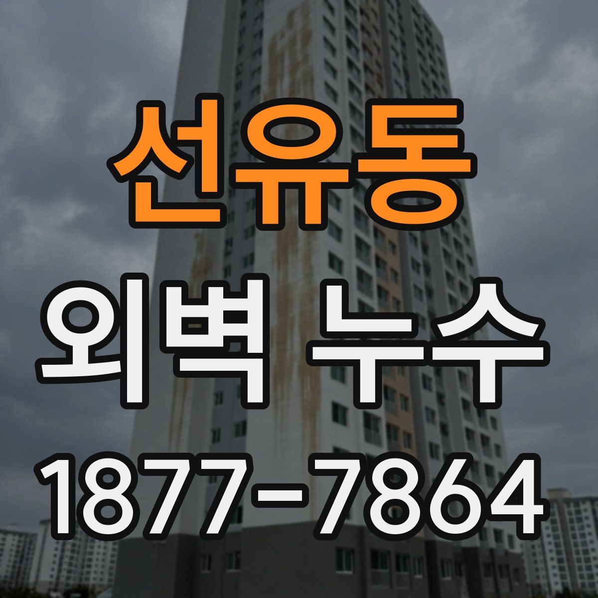선유동 외벽 누수