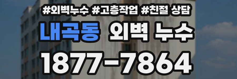 내곡동 외벽 누수