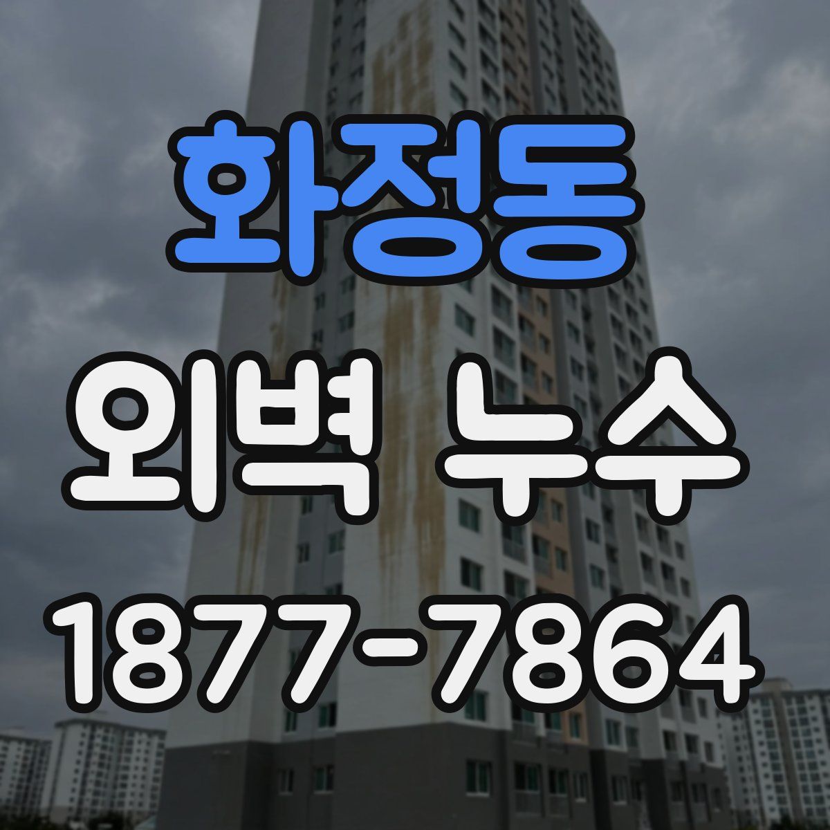 화정동 외벽 누수