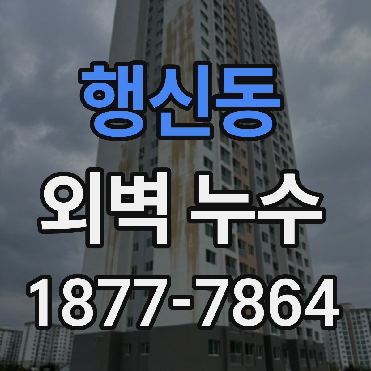 행신동 외벽 누수