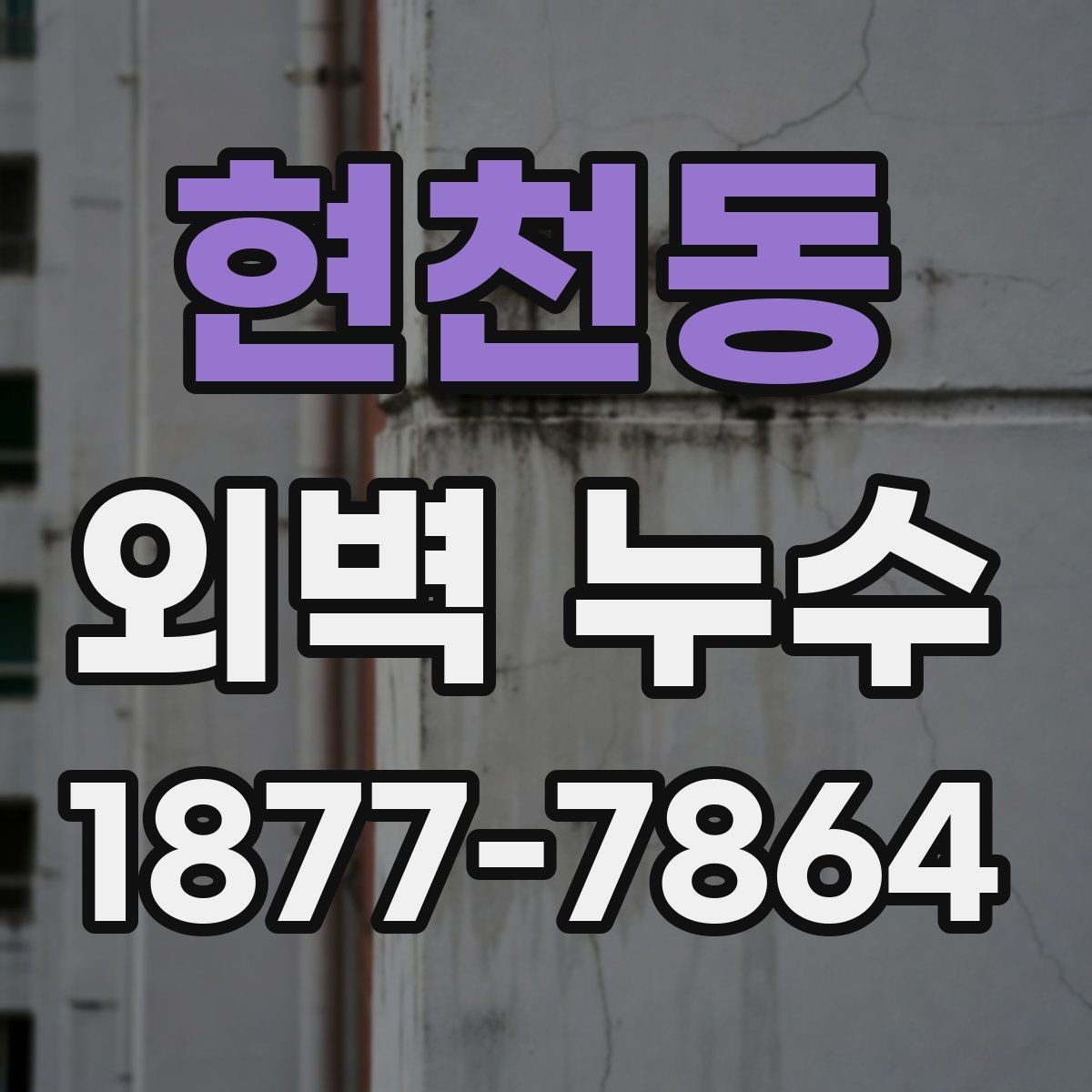 현천동 외벽 누수 관리 사례로 보는 점검 습관