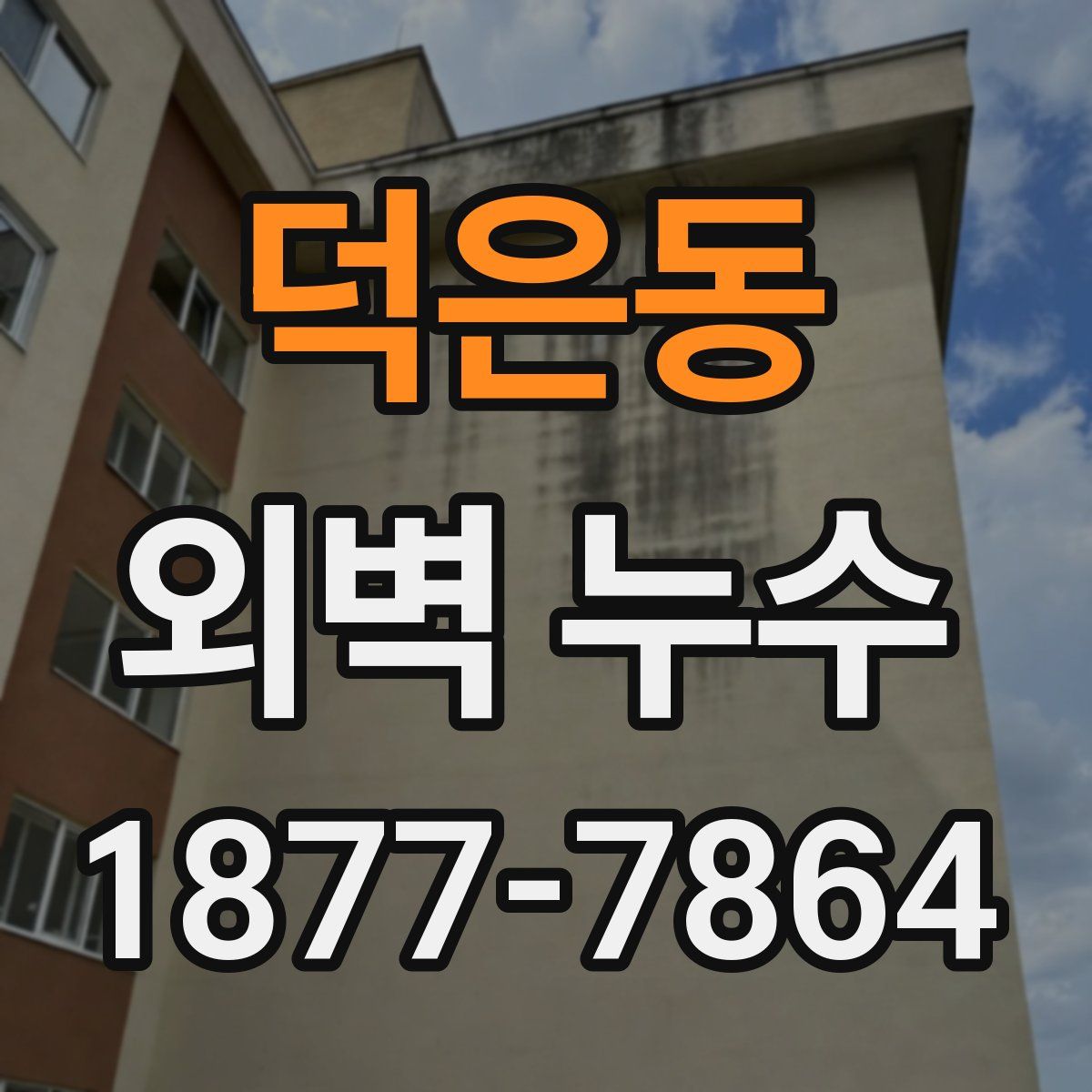 덕은동 외벽 누수