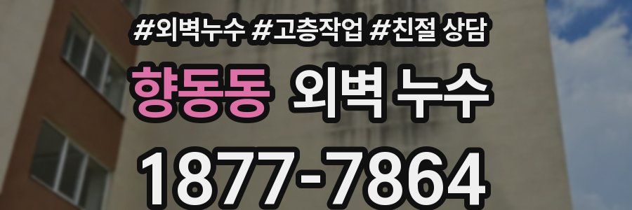 향동동 외벽 누수