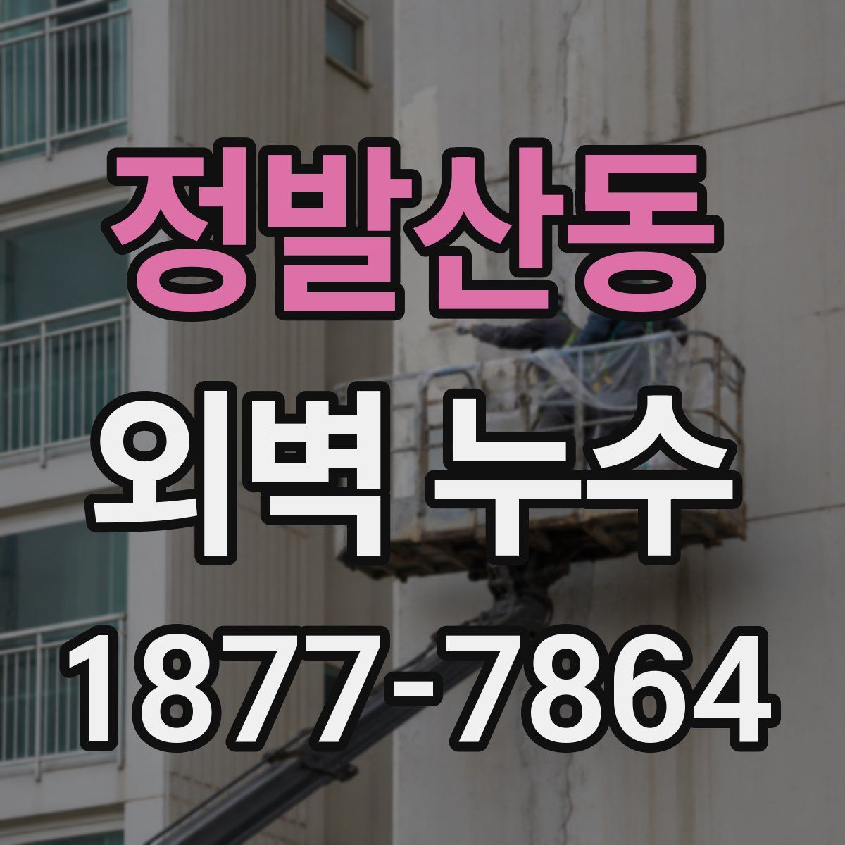정발산동 외벽 누수