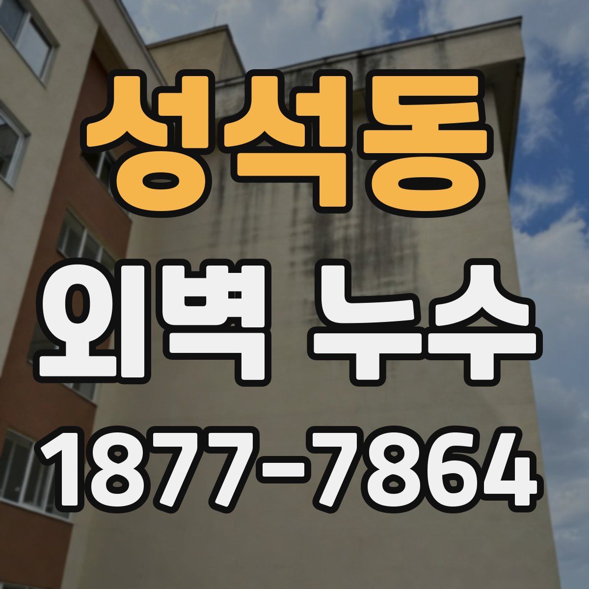 성석동 외벽 누수