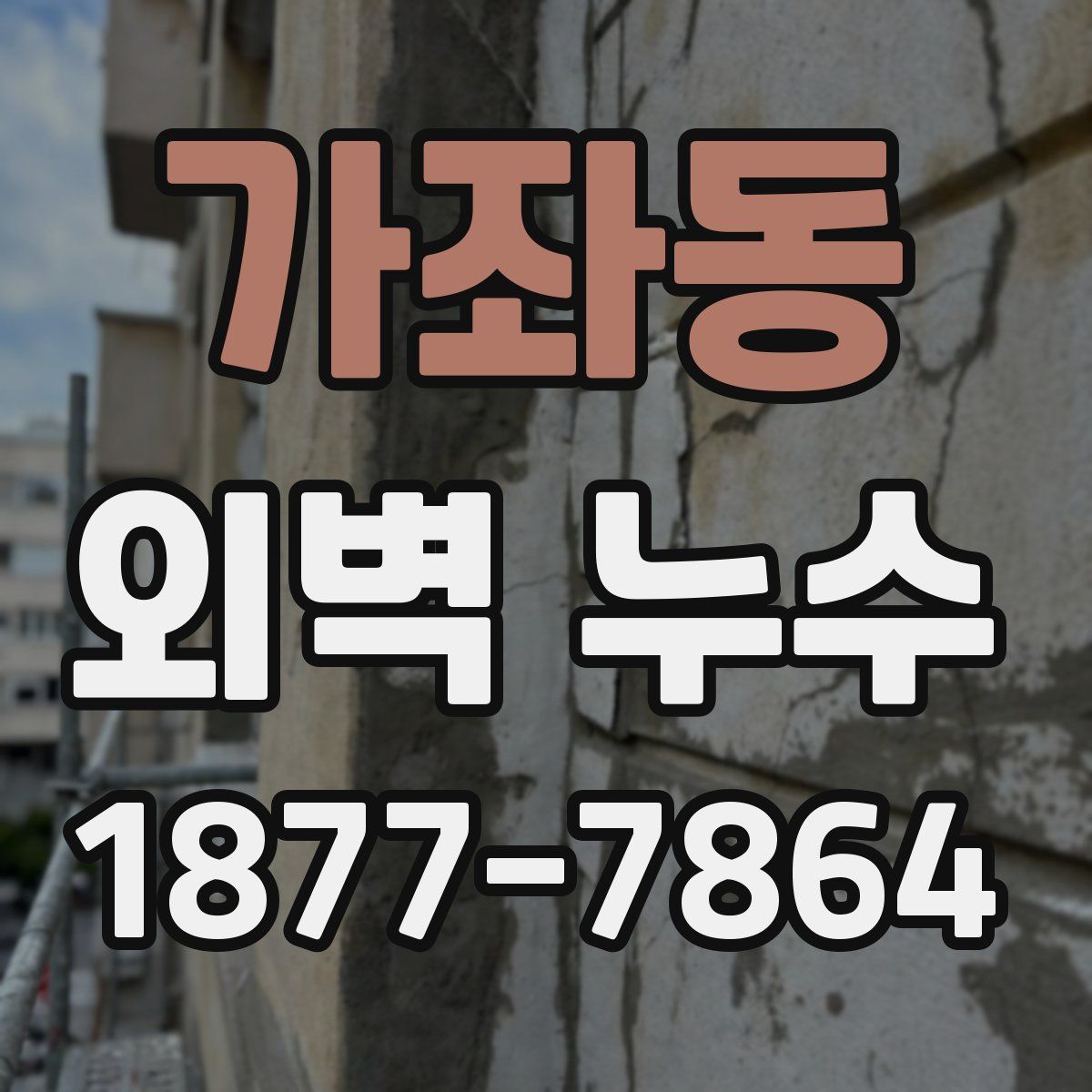 가좌동 외벽 누수