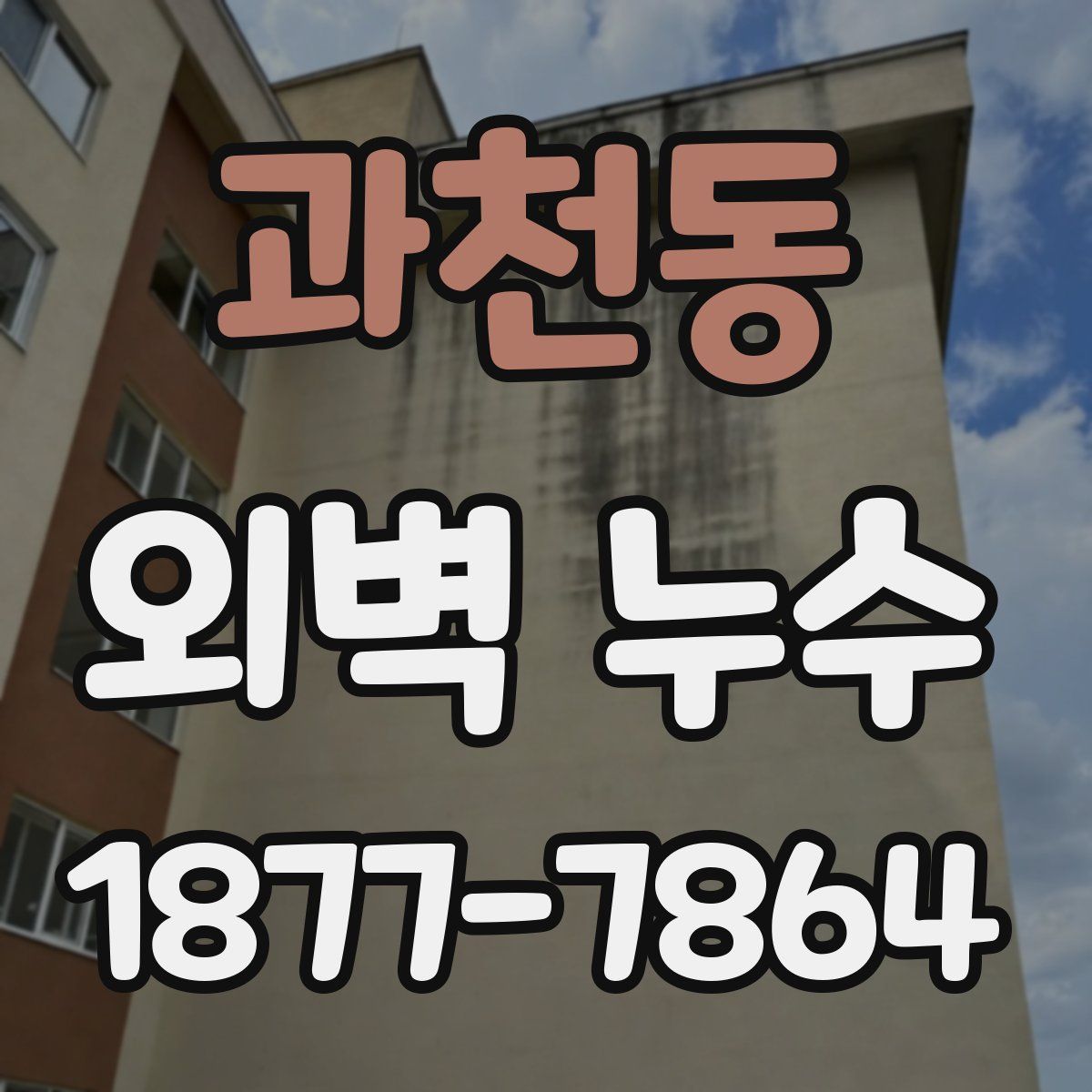 과천동 외벽 누수